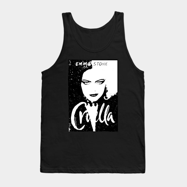 Cruella with Emma Stone Tank Top by Evgenija.S